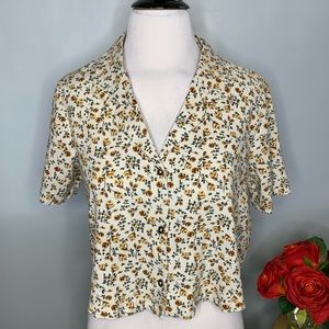 A new day crop floral top